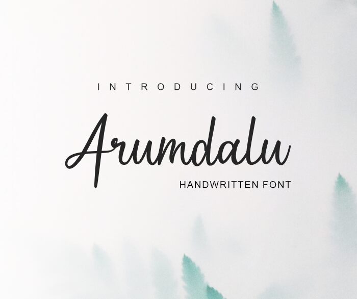 Arumdalu-Demo — Presentazione del carattere