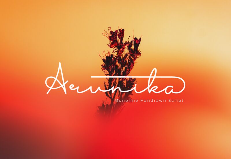 Arunika Schriftart