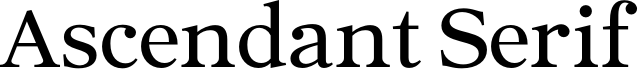Ascendant Serif - Personal Use Medium