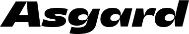 Asgard Trial Wide Xbold Italic