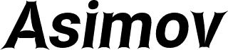 Asimov Edge Italic