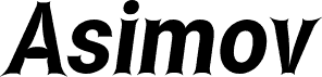 Asimov Edge Narrow Italic