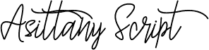 Asittany Script Regular