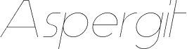 Aspergit-LightItalic