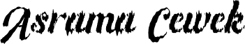 Preview of the Asrama Cewek font
