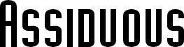 Assiduous SmallCaps