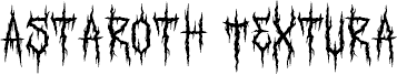 Astaroth Textura font