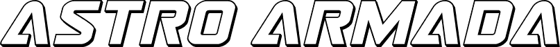 Astro Armada 3D Italic