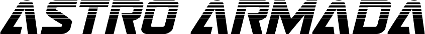 Astro Armada Halftone Italic