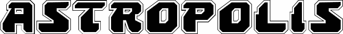 Preview of the Astropolis Academy font