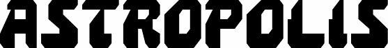 Preview of the Astropolis Condensed font