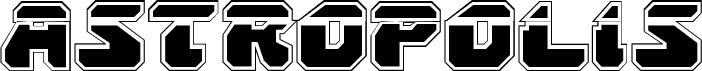 Preview of the Astropolis Laser Academy font