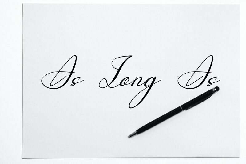 As Long As Carattere