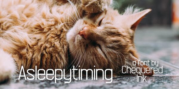 Asleepytiming Czcionka