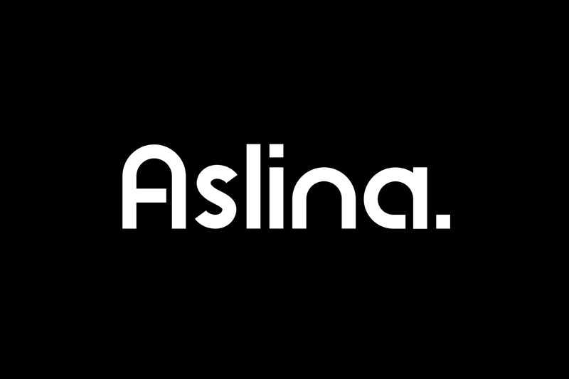 Aslina Schriftart
