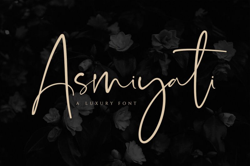 Asmiyati Schriftart