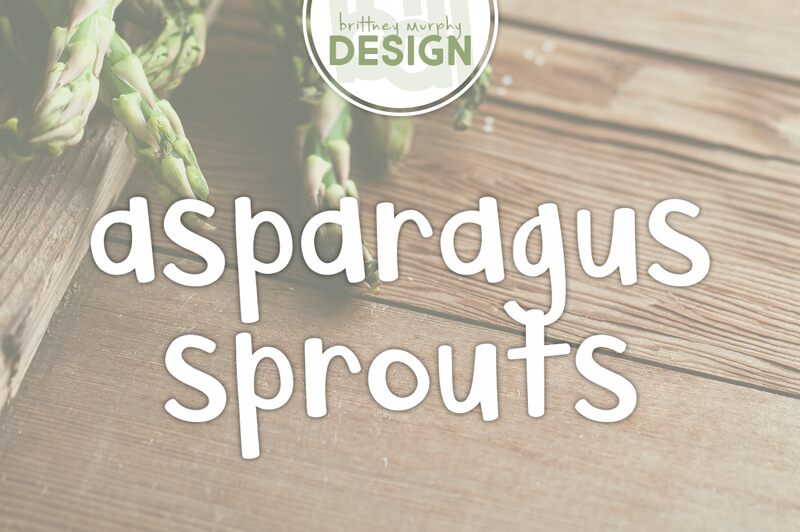 Asparagus Sprouts Carattere