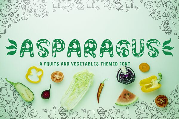 ASPARAGUS Czcionka