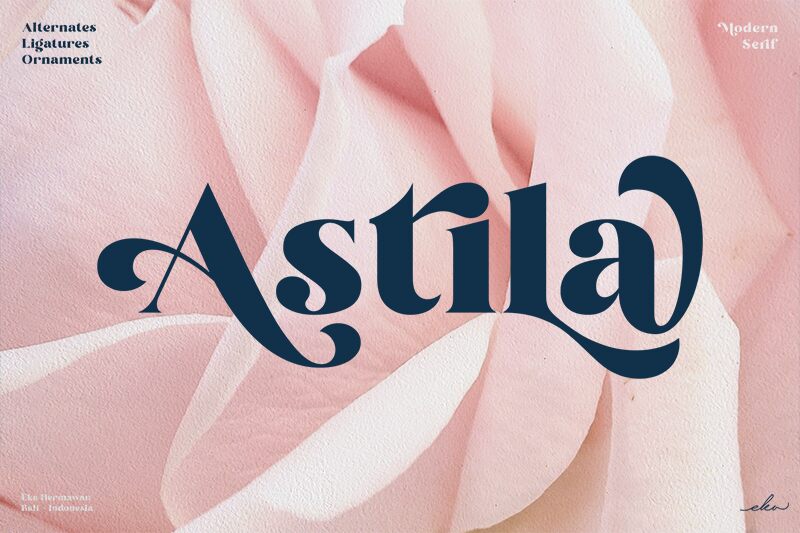 Astila Schriftart