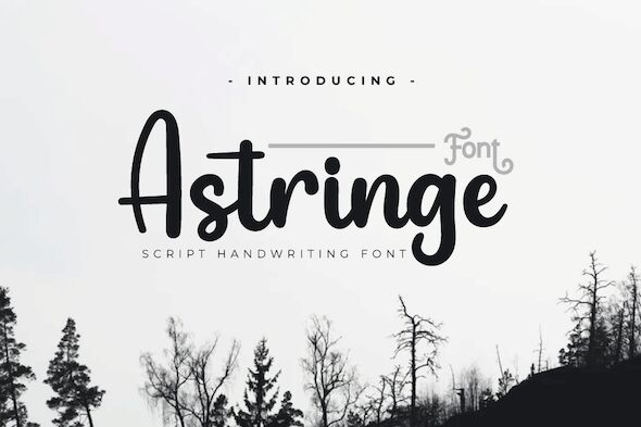 Astringe Schriftart