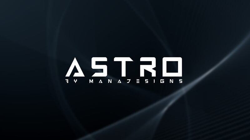 Astro Schriftart