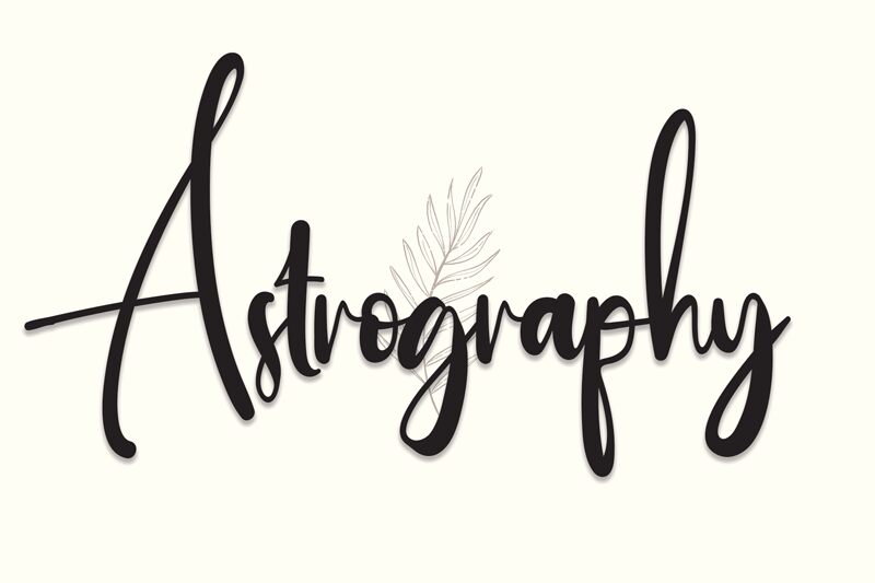 Astrography フォント