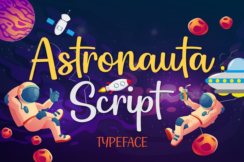 Astronauta Script Carattere