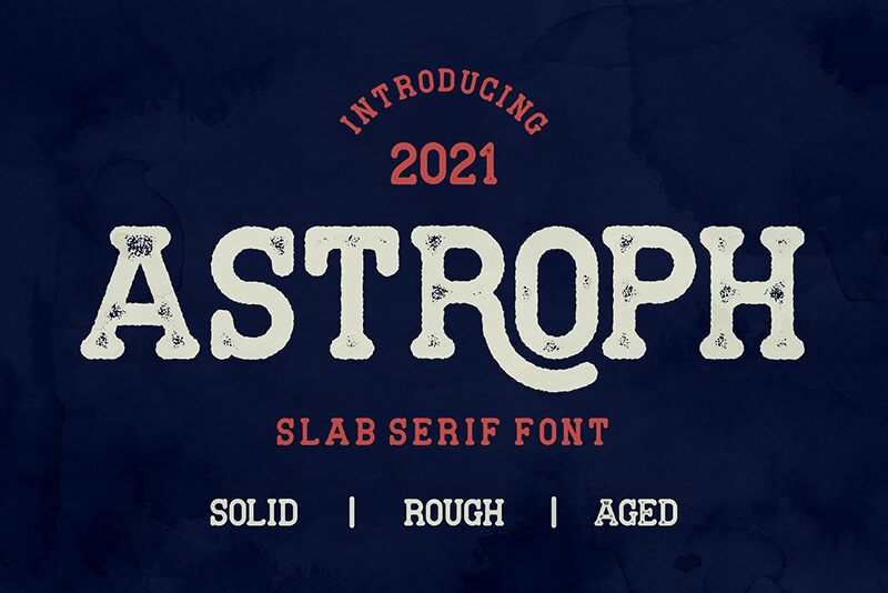 Astroph Schriftart