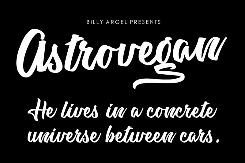 Astrovegan Schriftart