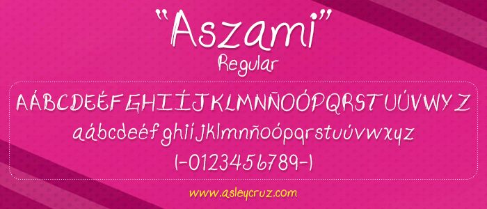 Aszami Font