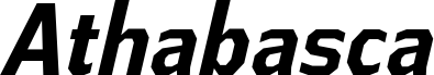 AthabascaCdRg-BoldItalic
