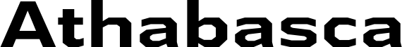 AthabascaExRg-Bold Schriftart