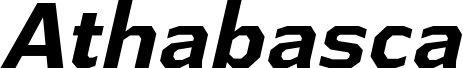 AthabascaRg-BoldItalic