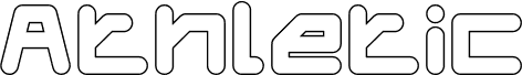 Podgląd czcionki ATHLETIC-Hollow