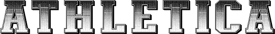 Preview of the Athletica Regular font