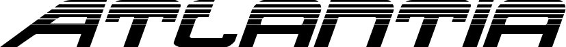 Pré-visualização da fonte Atlantia Halftone Italic