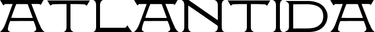 Preview of the ATLANTIDA font