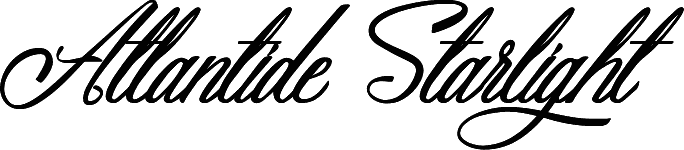 Atlantide Starlight font