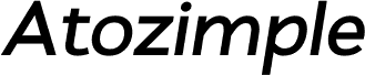 Atozimple Bold Italic