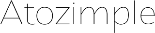 Atozimple Thin