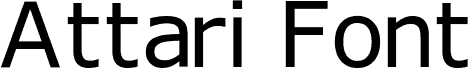 Attari Font