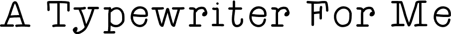 ATypewriterForMe