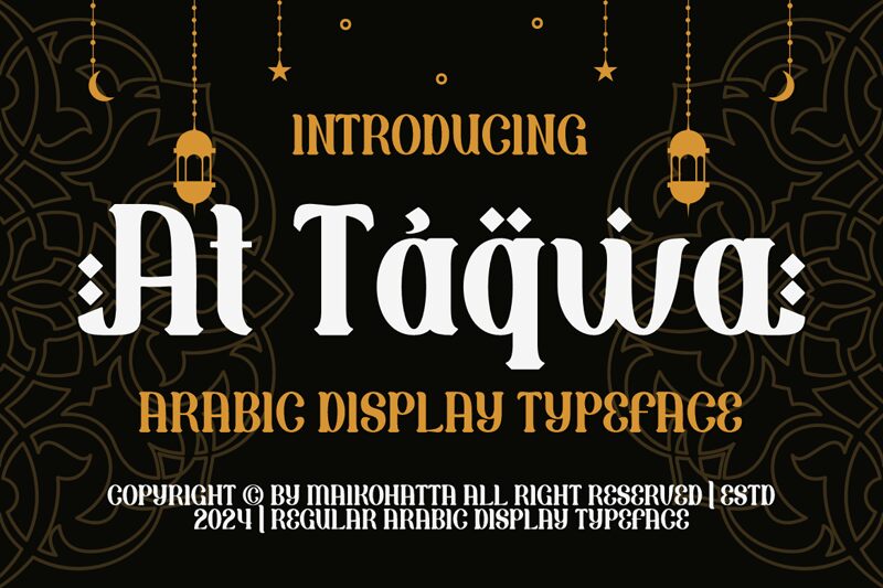 AT TAQWA 字体