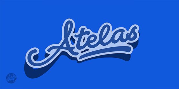 Atelas Schriftart
