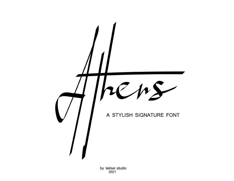 athens Schriftart