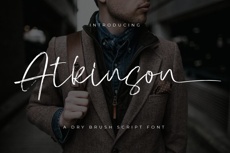 Atkinson Signature Schriftart