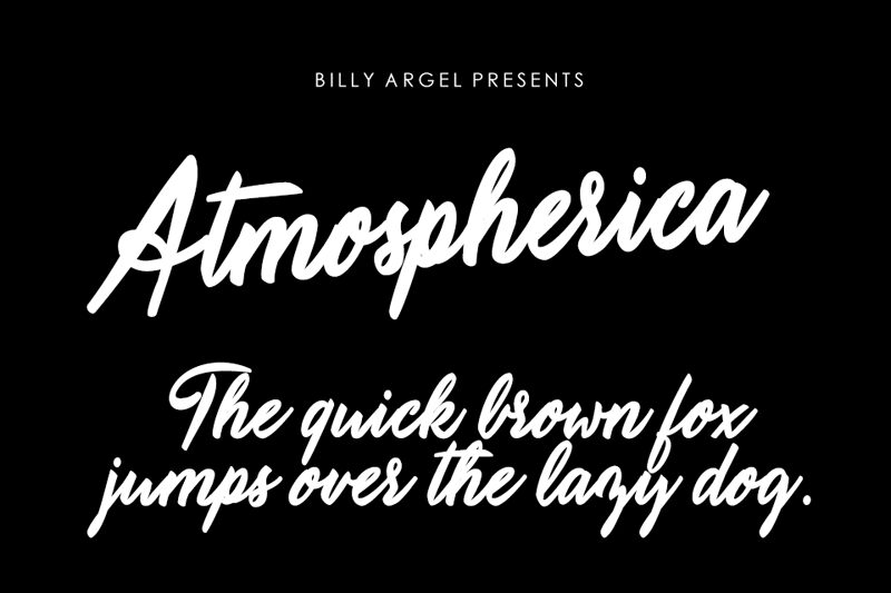 Atmospherica Schriftart