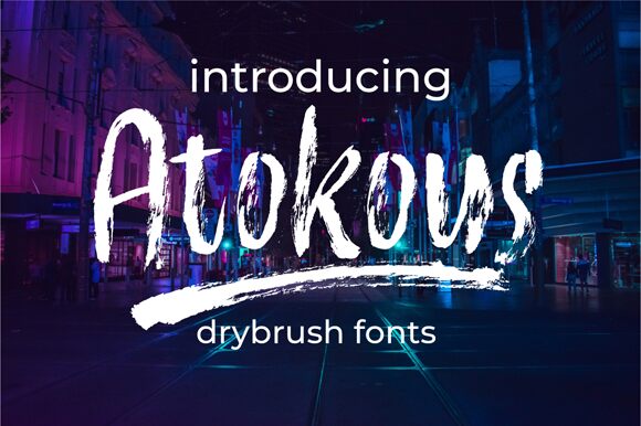 Atokous Schriftart