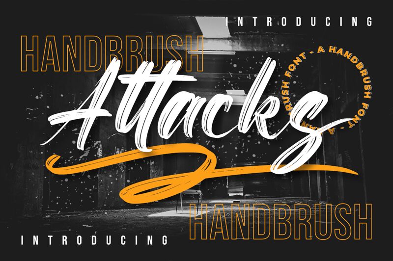 Attacks Schriftart