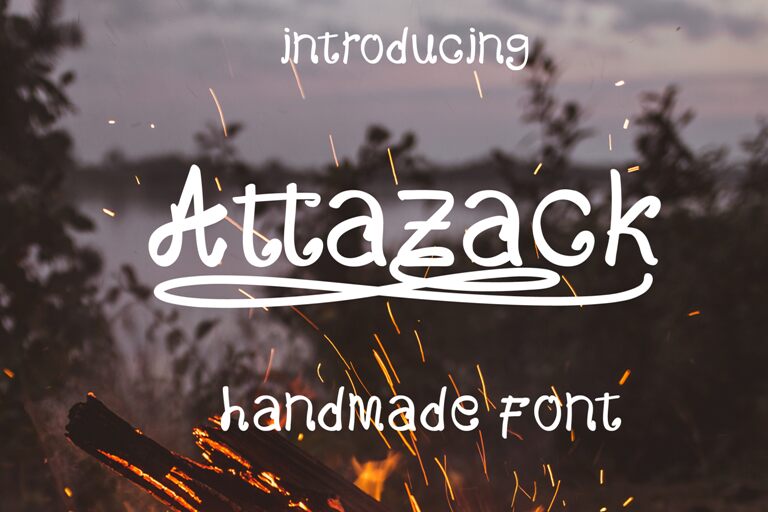 Attazack 字体